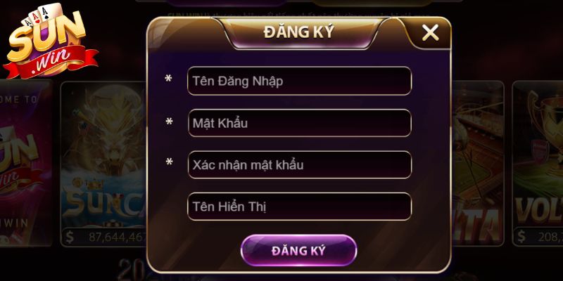 Đăng Ký Sunwin 2 Đăng ký Sunwin nhanh gọn với ba bước đơn giản