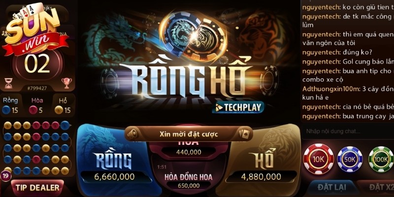 Giới thiệu game rồng hổ Sunwin tại chuyên mục Casino Sunwin