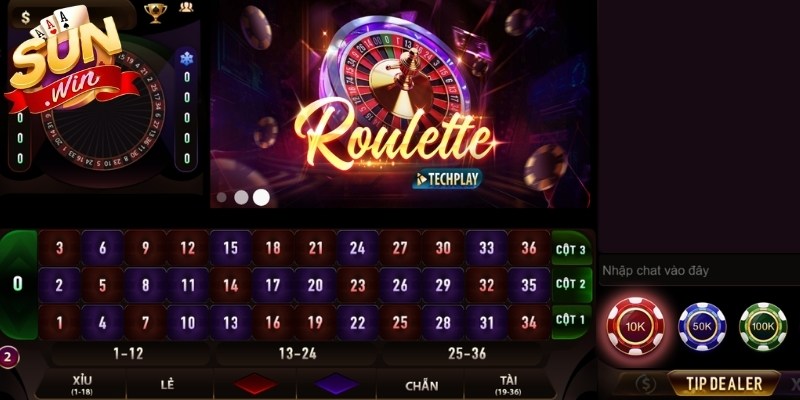 Roulette trở thành lựa chọn thịnh hành tại casino Sunwin
